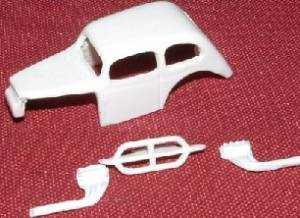 Resin HO Dirt Modified Slot Car Body Kit